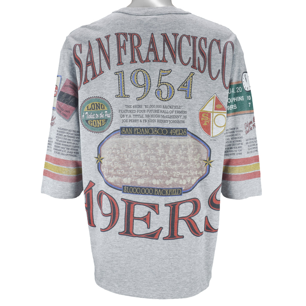 NFL (Long Gone) - San Francisco 49ers Team Of The 80s T-Shirt 1992 X-Large vintage retro football