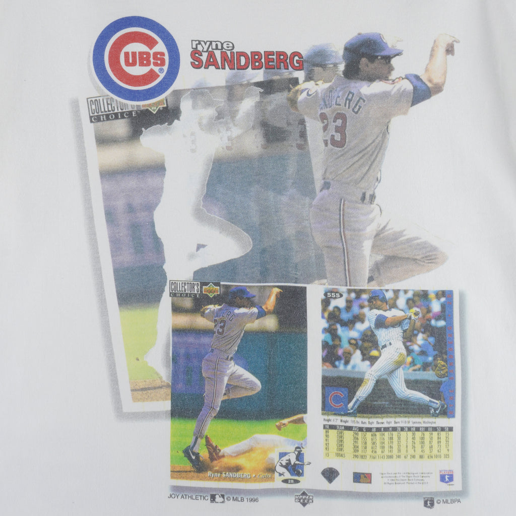 MLB (Sport Attack) - Chicago Cubs Ryne Sandberg MVP T-Shirt 1996 Large vintage retro baseball