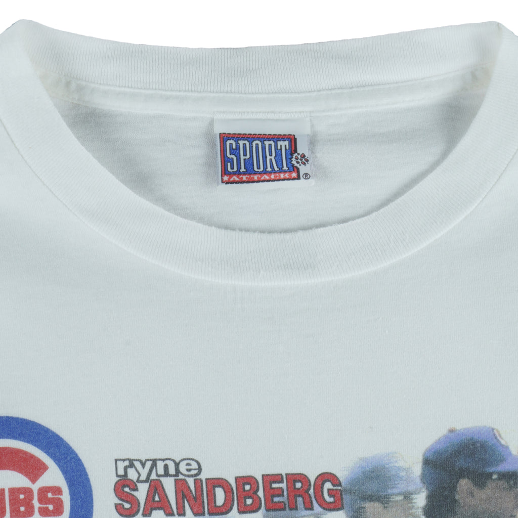 MLB (Sport Attack) - Chicago Cubs Ryne Sandberg MVP T-Shirt 1996 Large vintage retro baseball