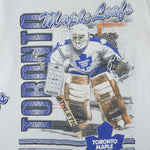 NHL (Bulletin Athletic) - Toronto Maple Leafs Spell-Out T-Shirt 1991 Large