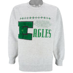 NFL (Nutmeg) - Philadelphia Eagles Crew Neck Sweatshirt 1990s Medium