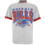 NFL (Trench) - Buffalo Bills Roll Up Sleeves T-Shirt 1990s Large