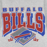 NFL (Trench) - Buffalo Bills Roll Up Sleeves Single Stitch T-Shirt 1990s Large vintage retro football