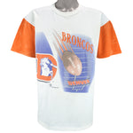 NFL (GTS) - Denver Broncos Football T-Shirt 1994 Large