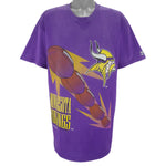 NFL (Logo 7) - Minnesota Vikings Football T-Shirt 1994 X-Large