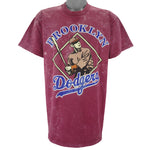 MLB (Nutmeg) - Brooklyn Dodgers T-Shirt 1990s X-Large