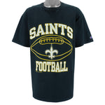 Champion - New Orleans Saints Football Spell-Out T-Shirt 1996 X-Large