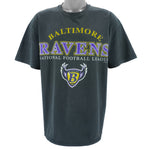 NFL - Baltimore Ravens Spell-Out T-Shirt 1996 Large