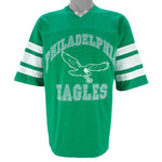 NFL (Logo 7) - Philadelphia Eagles Football Jersey 1980s Large