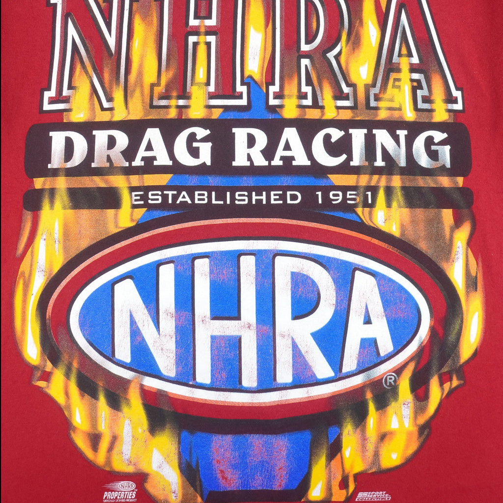 Vintage - NHRA Drag Racing T-Shirt 2000s X-Large vintage retro