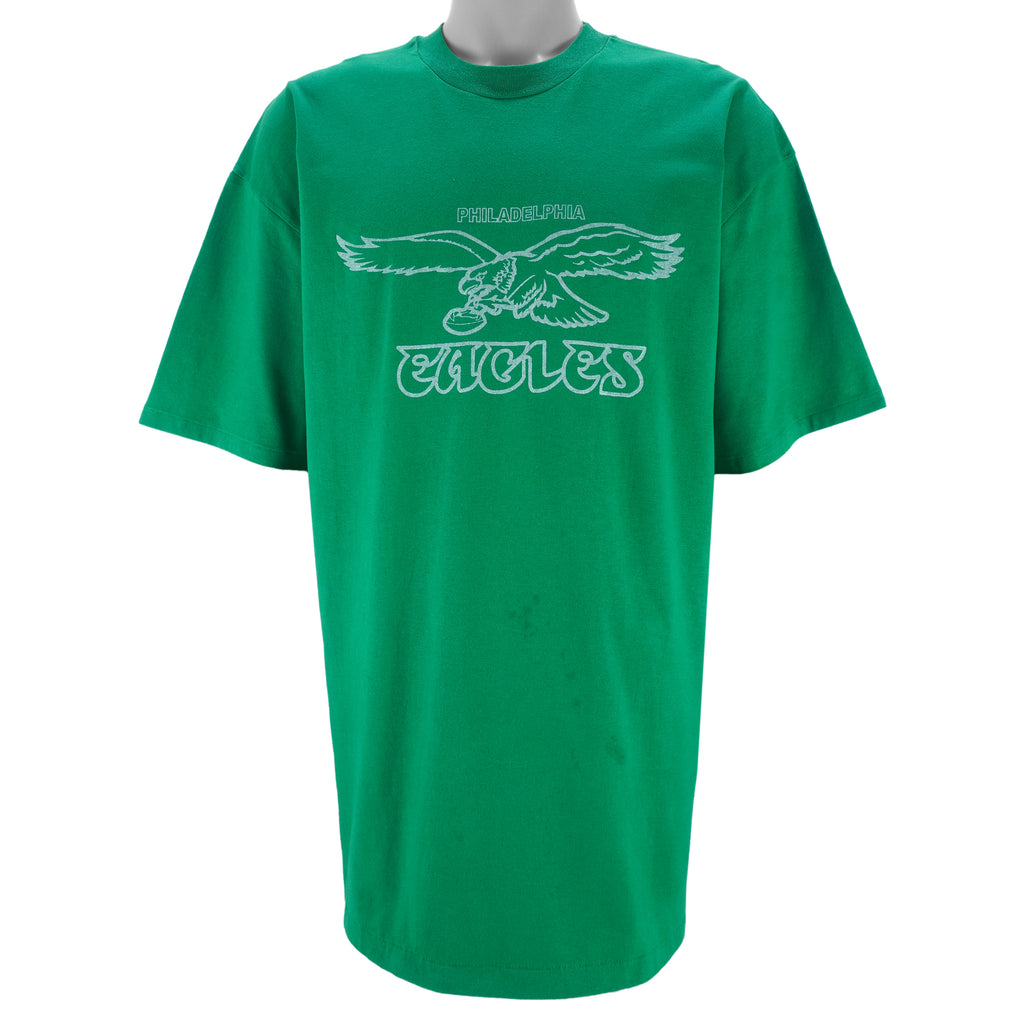 NFL (E USA) - Philadelphia Eagles Single Stitch T-Shirt 1980s XX-Large vintage retro football