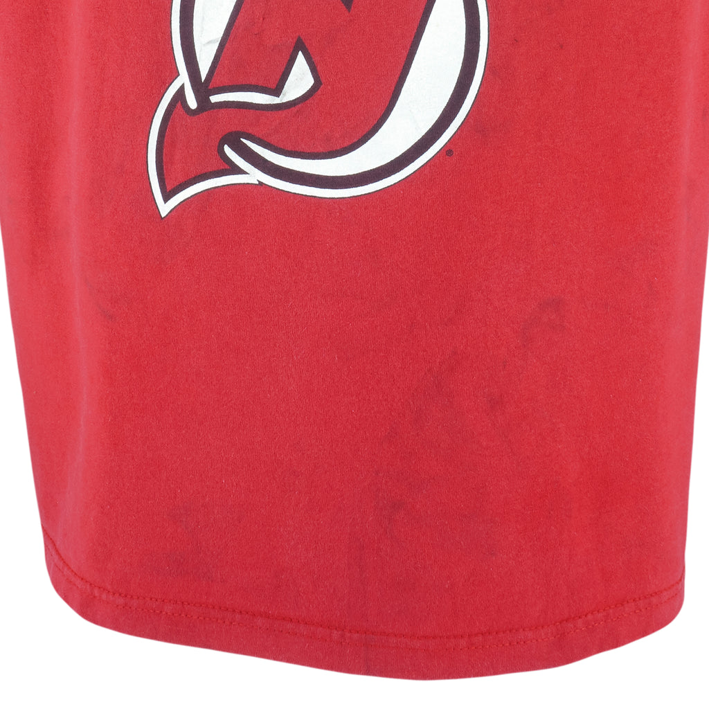 NHL (Hanes) - New Jersey Devils T-Shirt 1990s X-Large vintage retro hockey