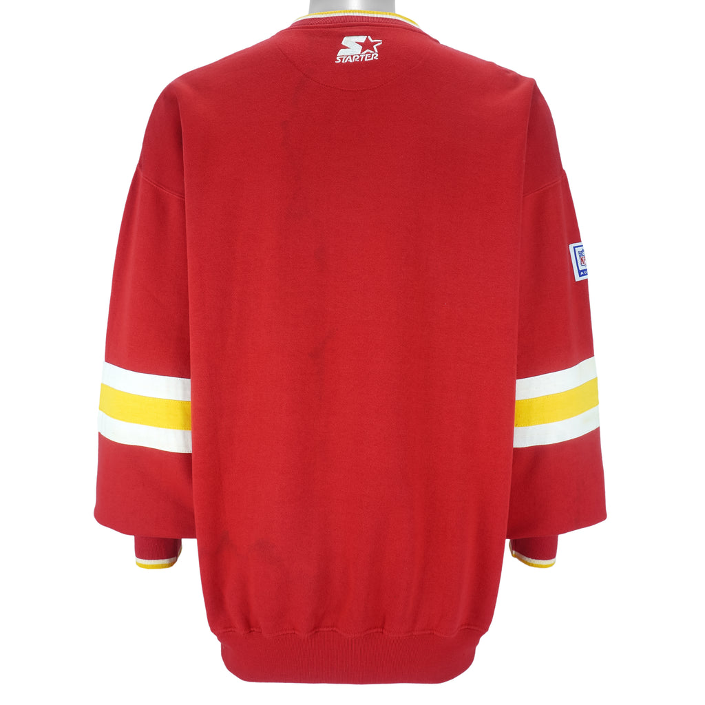 NFL (Pro Line) - Kansas City Chiefs Crew Neck Sweatshirt 1990s Large vintage retro football