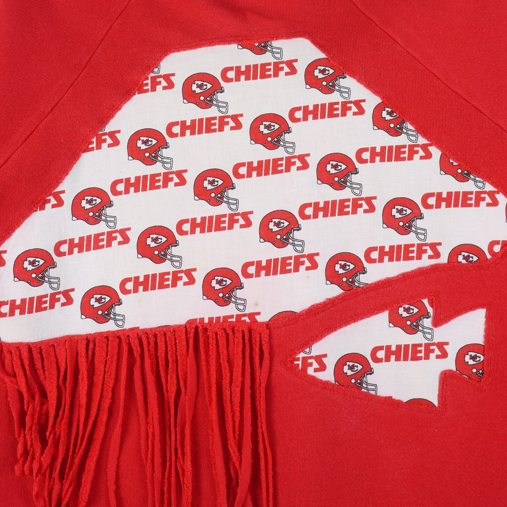 NFL (Hanes Her Way) - Kansas City Chiefs Crew Neck Sweatshirt 1990s Large