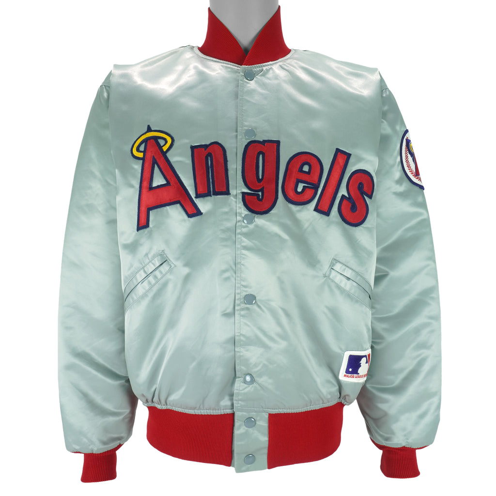 MLB (Felco) - California Angels Satin Jacket 1990s Large vintage retro baseball