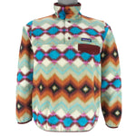 Patagonia - Geometric Pattern Fleece Pullover Jacket Small  vintage retro