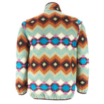 Patagonia - Geometric Pattern Fleece Pullover Jacket Small  vintage retro