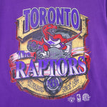 NBA (Ravens Athletic) - Toronto Raptors Single Stitch T-Shirt 1990s X-Large vintage retro basketball