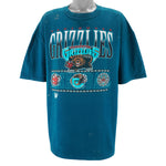 NBA (Waves) - Vancouver Grizzlies Spell-Out T-Shirt 1994 X-Large