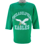 NFL (Logo 7) - Philadelphia Eagles Jersey 1980s Large