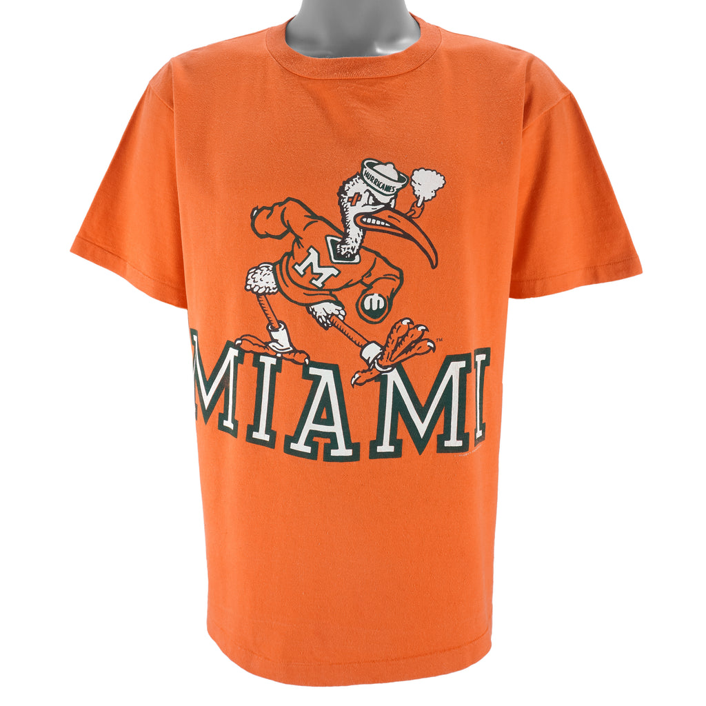 NCAA - Miami Hurricanes T-Shirt 1990s Large vintage retro football college