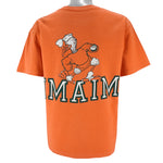 NCAA - Miami Hurricanes T-Shirt 1990s Large vintage retro football college