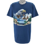 Vintage (Tennessee River) - Bald Eagle Single Stitch T-Shirt 1990s X-Large