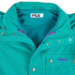 FILA - Magic Line Button & Zip-Up Jacket 1990s Medium