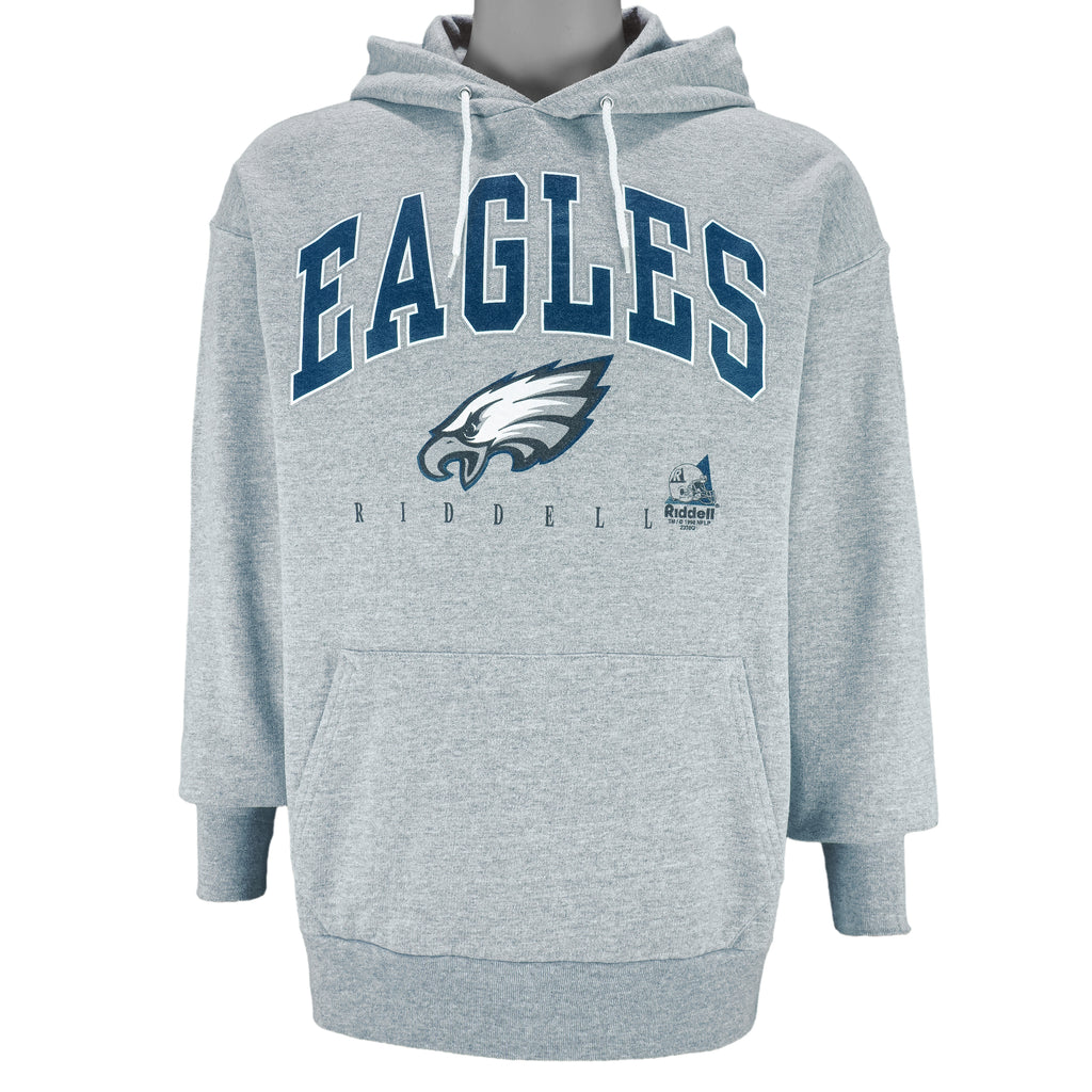 NFL (Riddell) - Philadelphia Eagles Hooded Sweatshirt 1998 Large vintage retro