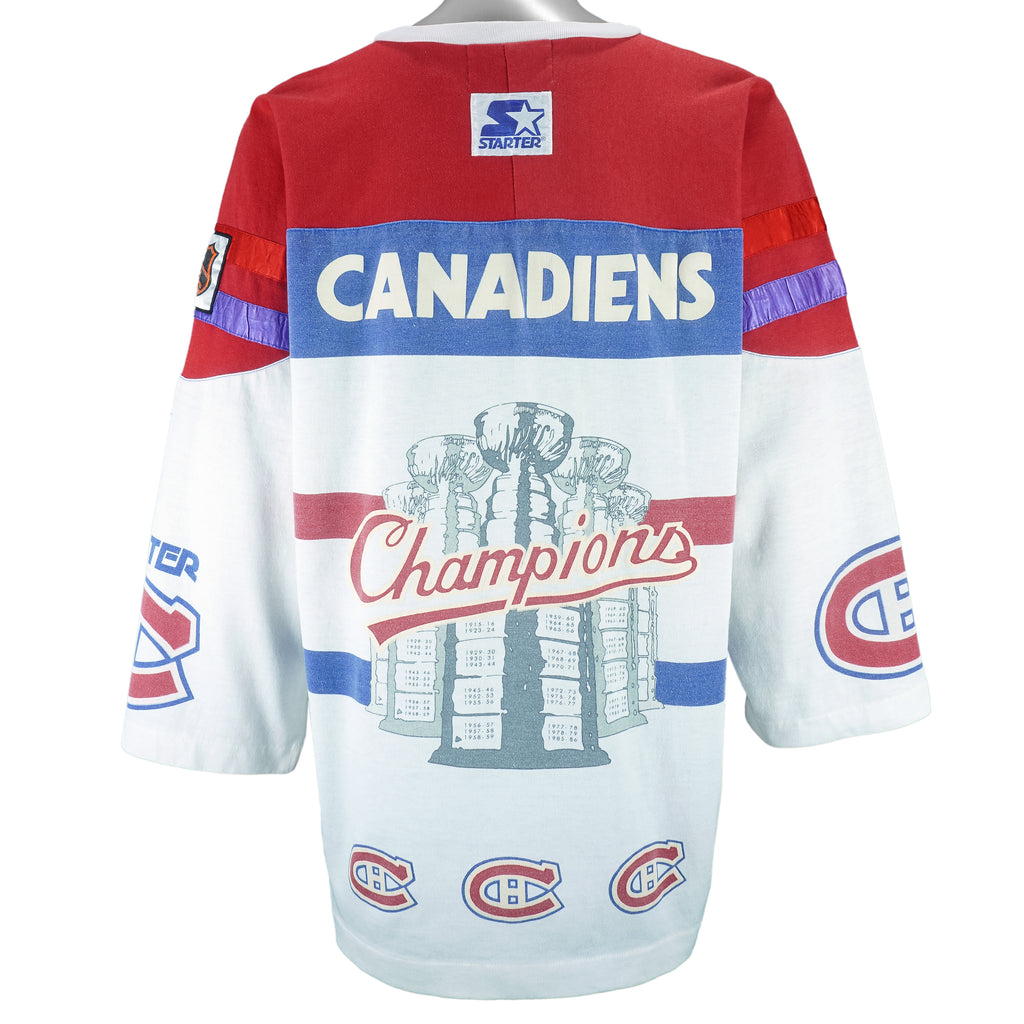 Starter - Montreal Canadiens Hockey Jersey 1980s X-Large vintage retro