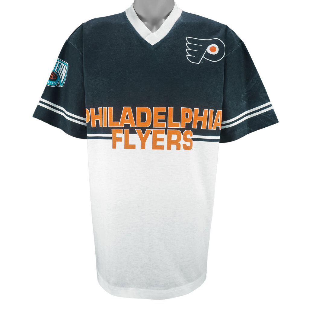 NHL (Lee) - Philadelphia Flyers Big Logo T-Shirt 1990s X-Large