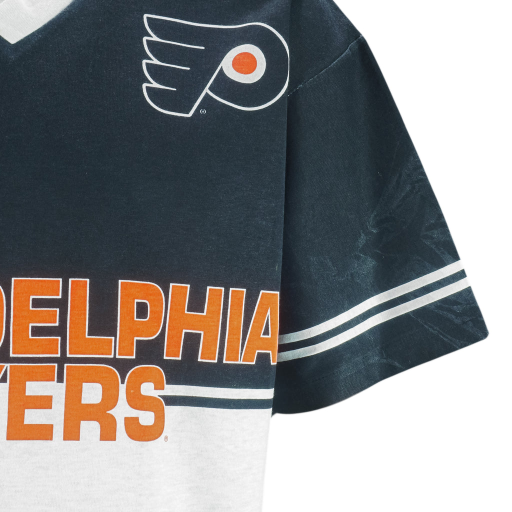 NHL (Lee) - Philadelphia Flyers Big Logo T-Shirt 1990s X-Large