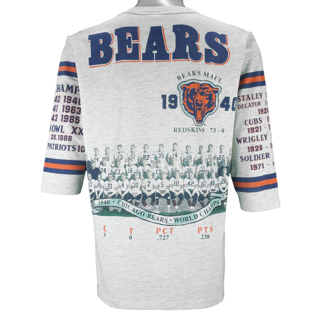 NFL (Long Gone) - Chicago Bears 1940 World Champs T-Shirt 1990 Medium