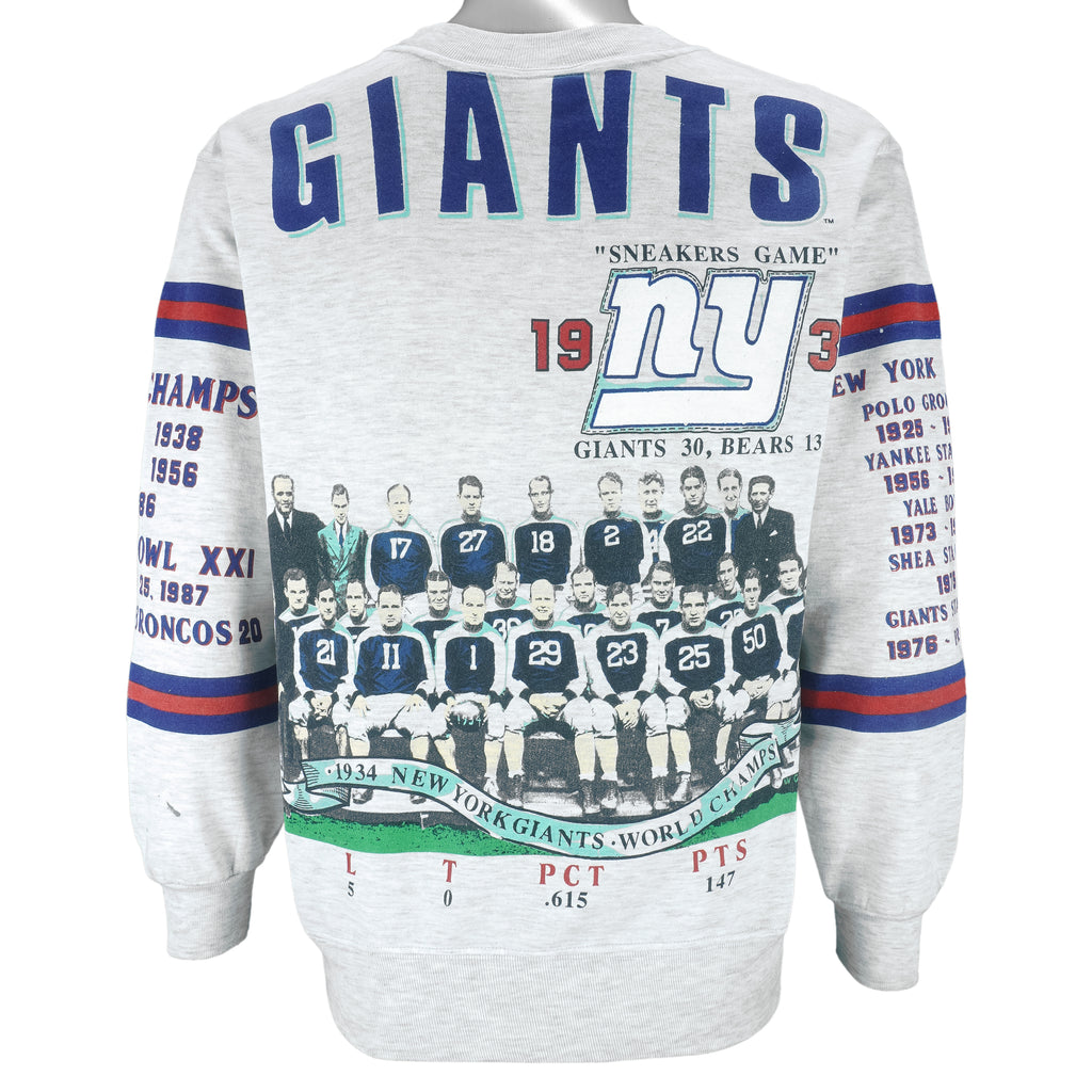 NFL (Long Gone) - New York Giants Crew Neck Sweatshirt 1990 Medium vintage retro