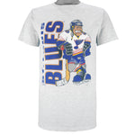 NHL (Nutmeg) - St. Louis Blues Breakout T-Shirt 1990s Medium Vintage retro hockey