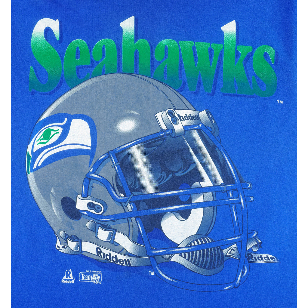 NFL (Riddell) - Seattle Seahawks T-Shirt 1994 Large