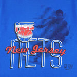 NBA (Hanes) - New Jersey Nets Single Stitch T-Shirt 1990s Medium vintage retro basketball