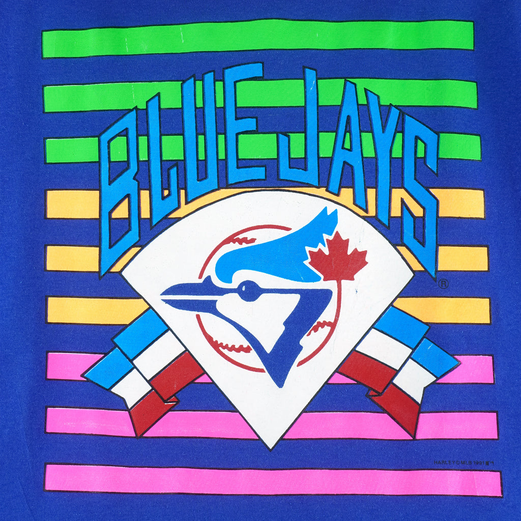 MLB (Harley) - Toronto Blue Jays Single Stitch T-Shirt 1991 Large