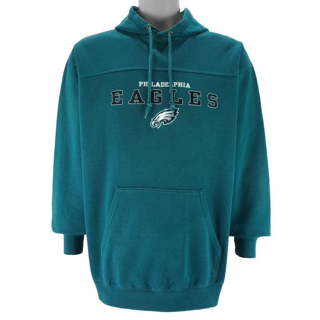 NFL - Philadelphia Eagles Hooded Sweatshirt 2000s X-Large