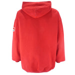 Vintage (Marlboro) - Red Hooded Sweatshirt 1990s X-Large vintage retro