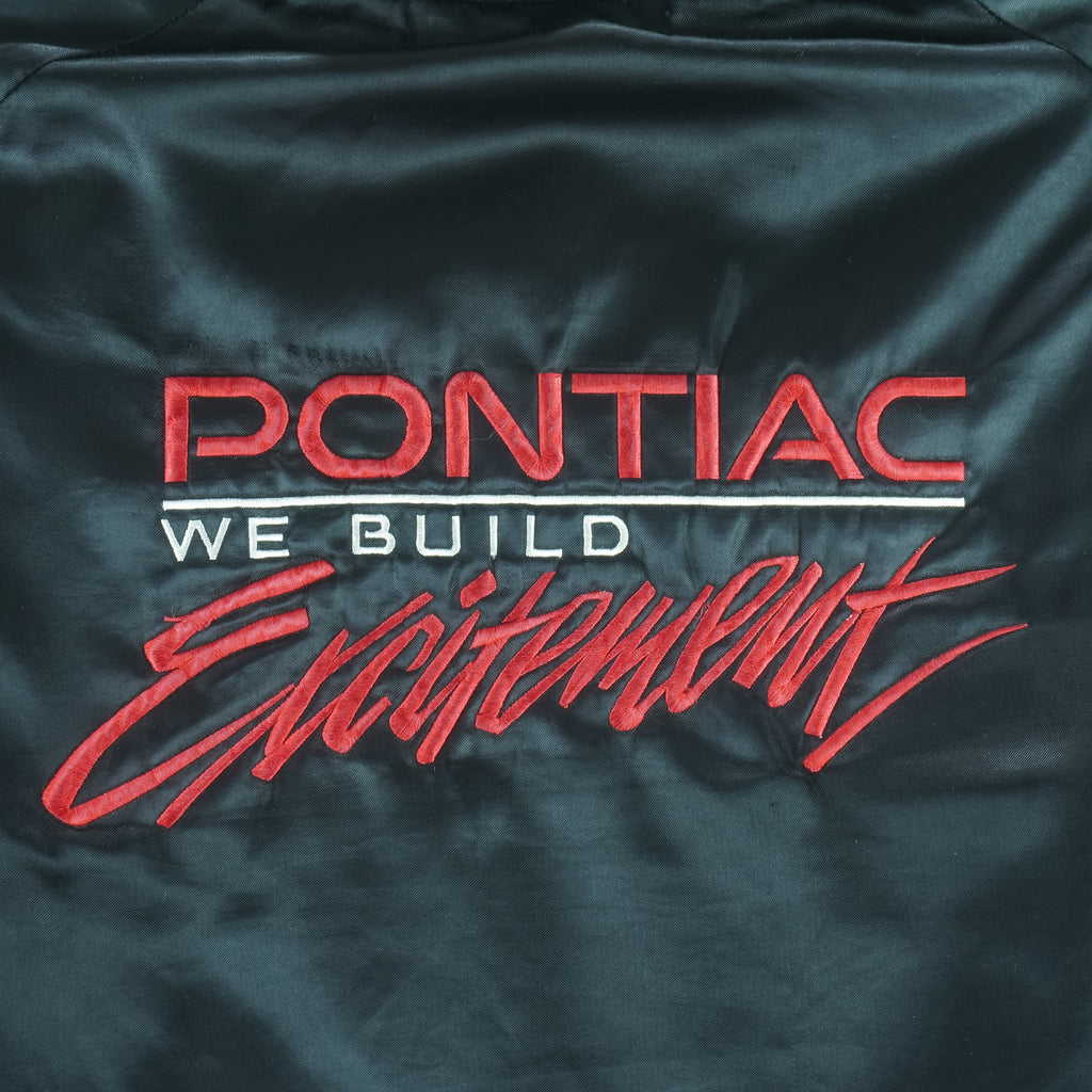 Vintage (West Ark) - Pontiac We Build Excitement Satin Jacket 1990s XX-Large