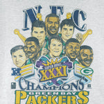 NFL (Shirt Xplosion) - Green Bay Packers Champion Players Caricature T-Shirt 1997 Large Vintage retro