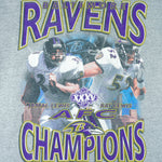 NFL (M&O Knits) - Baltimore Ravens Jamal & Ray Lewis AFC Champions T-Shirt 2001 Large