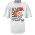 NBA (Trench) - Portland Trail Blazers Roll Up Sleeves T-Shirt 1992 X-Large