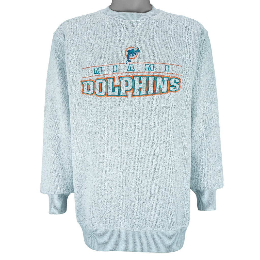 NFL - Miami Dolphins Crew Neck Sweatshirt 2000s Medium