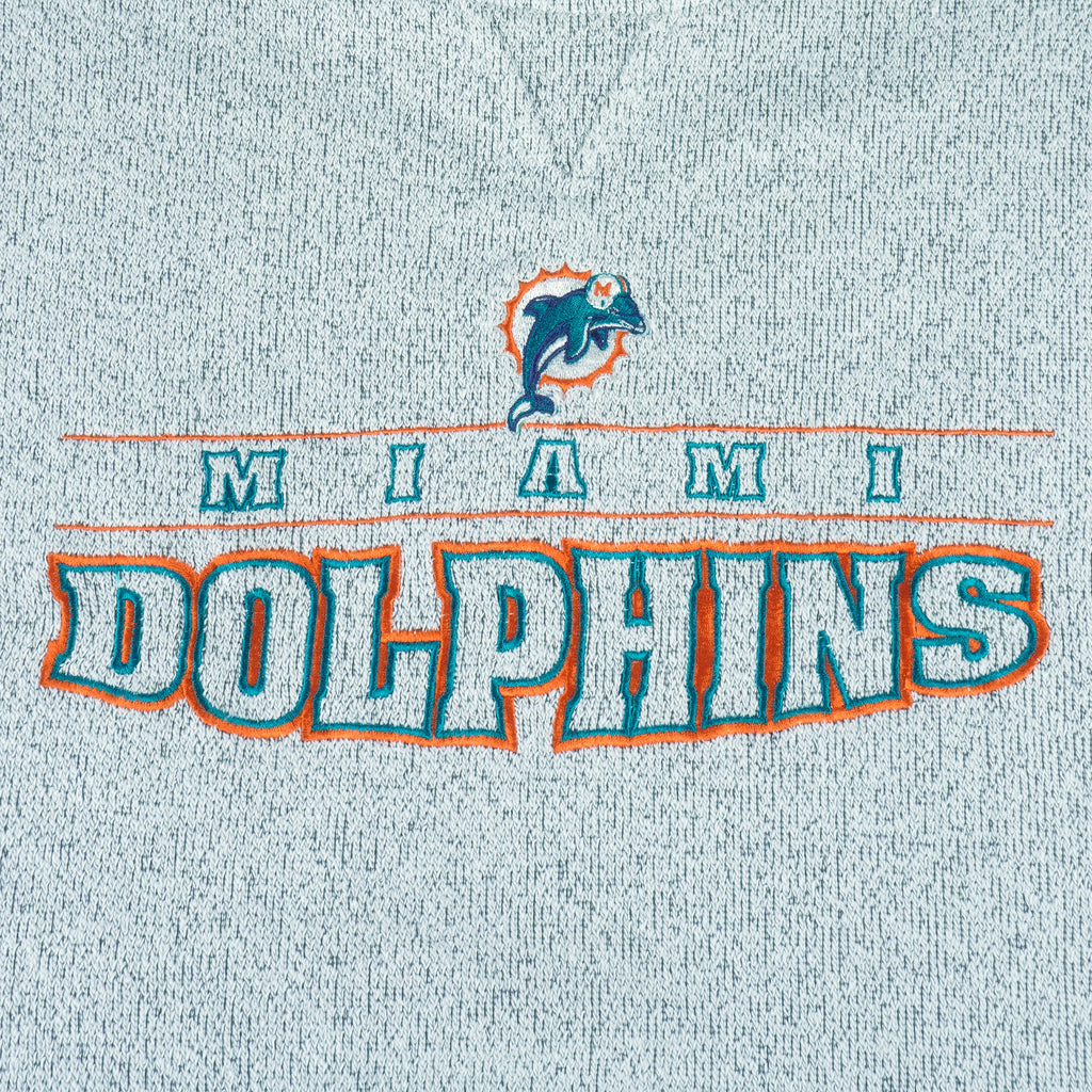 NFL - Miami Dolphins Crew Neck Sweatshirt 2000s Medium