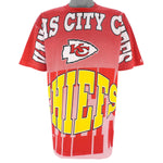 NFL (Magic Johnson T's) - Kansas City Chiefs All Over Print T-Shirt 1994 Large