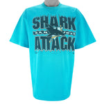 NHL (Salem) - San Jose Sharks Attack T-Shirt 1991 X-Large