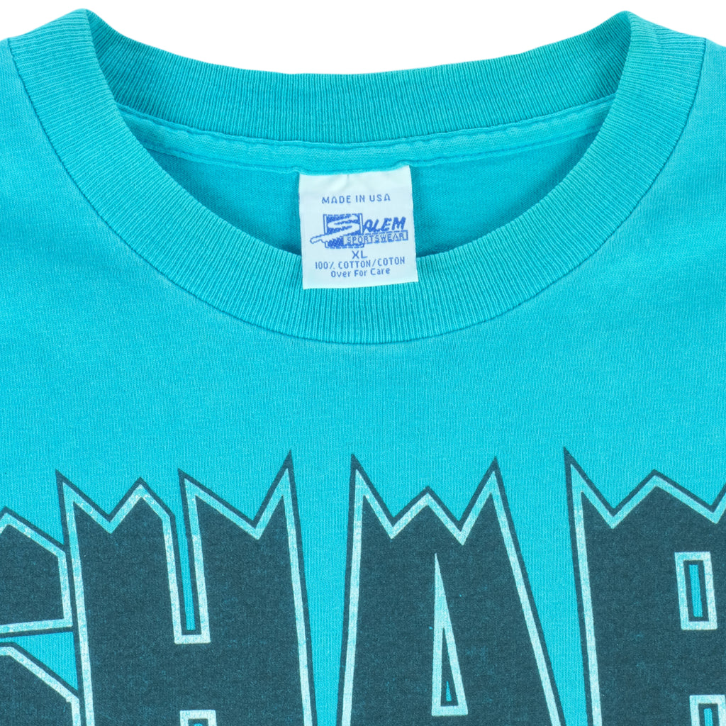 NHL (Salem) - San Jose Sharks Attack T-Shirt 1991 X-Large vintage retro hockey