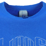 NFL (Logo 7) - Detroit Lions Embroidered Crew Neck Sweatshirt 1990s X-Large